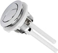 38mm diameter white ABS plastic toilet flush button for one-piece toilet cistern replacement