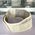 Self-heating magnetic waist protection belt in elastic cloth for lumbar muscle strain support