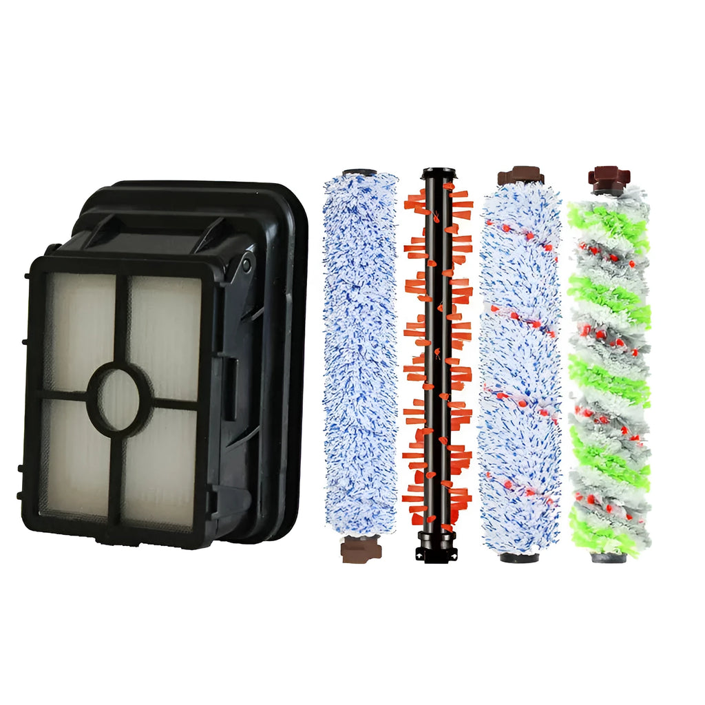 Bissell vacuum roller brush replacement kit 1866 1868 1926 1785 with filter and four multi-surface brushes