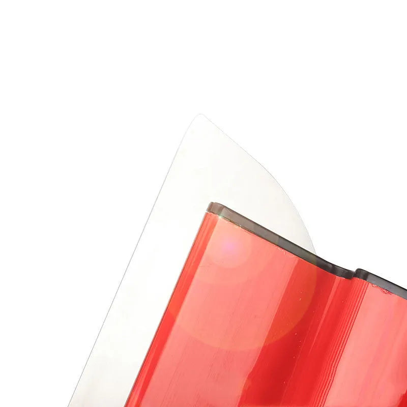 Red 40 cm wall levelling scraper for putty removal and wallpaper preparation