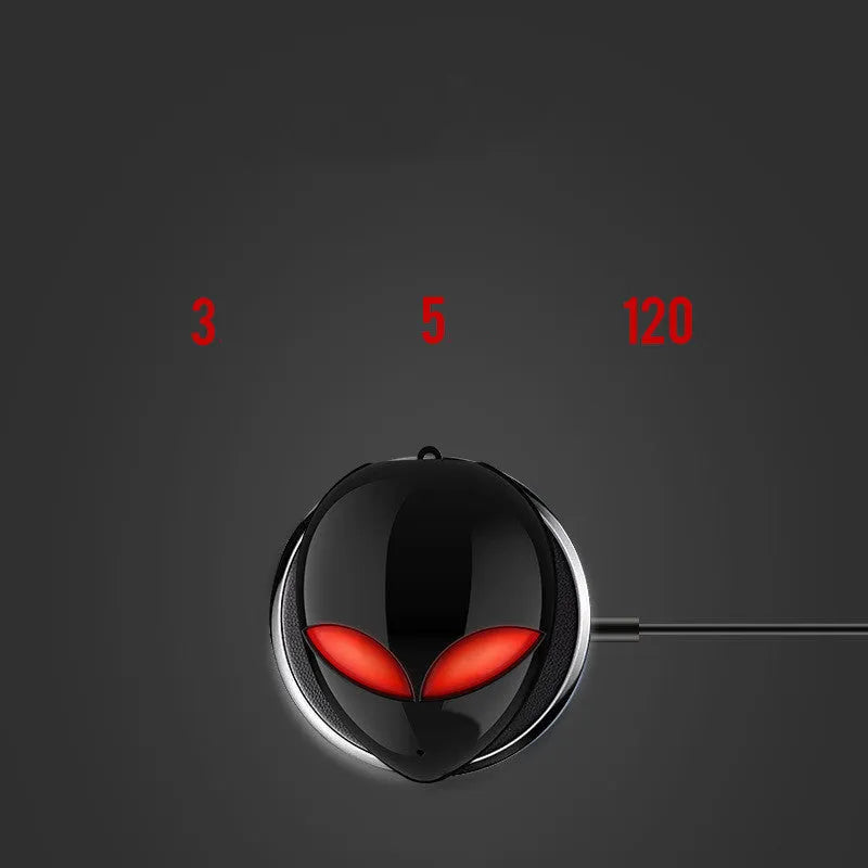 Creative Outer T8 Starman alien design Bluetooth wireless earphones in black or white with LED lights