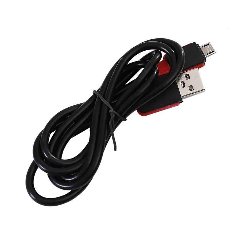 COB red portable flashlight with magnetic hook and USB charging cable