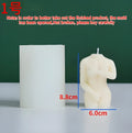 Shy Female Body silicone mould for candles and soap in three different silhouette styles
