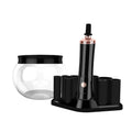 Electric scrubber makeup brush tool automatic cleaner with silicone case in white red and black