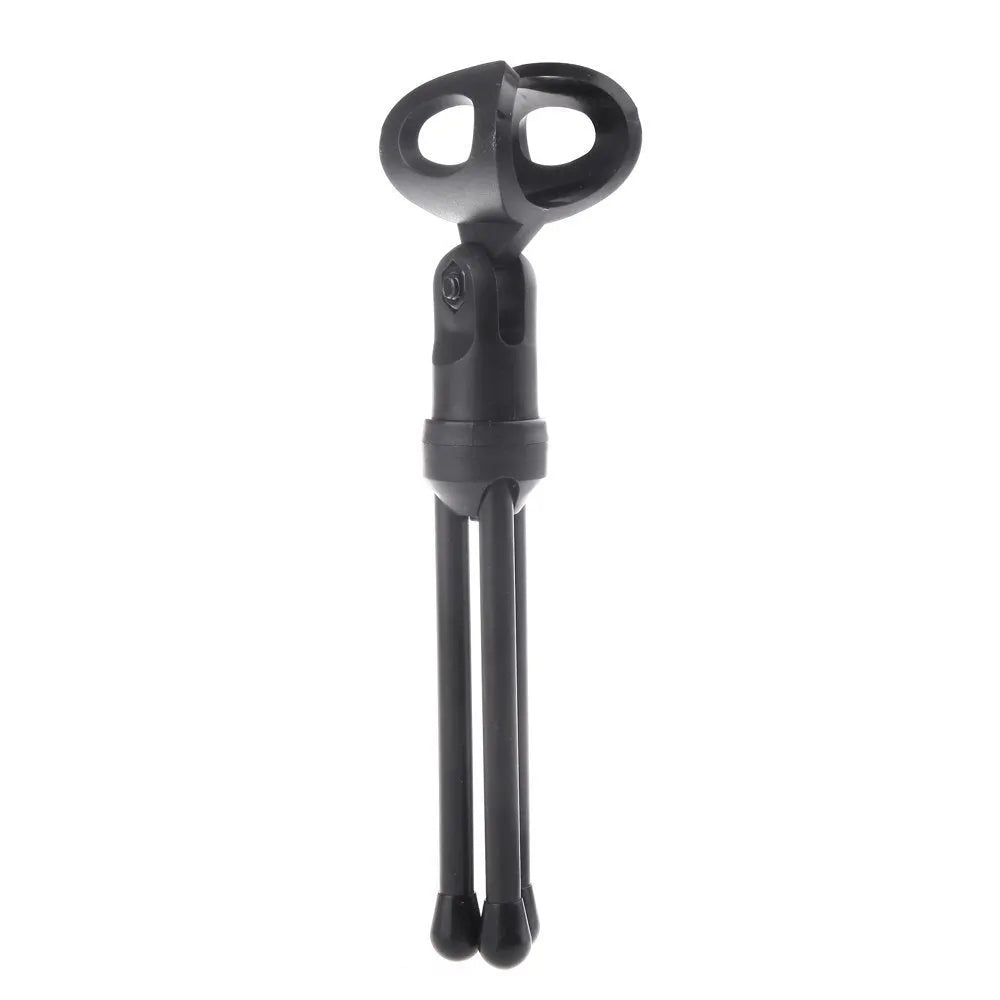 Black wired computer microphone with clip mount and 1.85 metre cable for PC chatting and karaoke