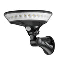 360-degree solar garden light with motion sensor in outdoor setting