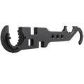 Black all-steel combination wrench for AR15 M4 maintenance on a neutral background.