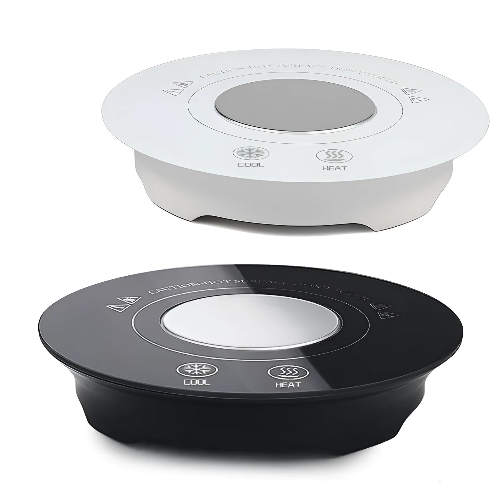 USB-powered hot and cold coaster for drink temperature control with 152mm diameter