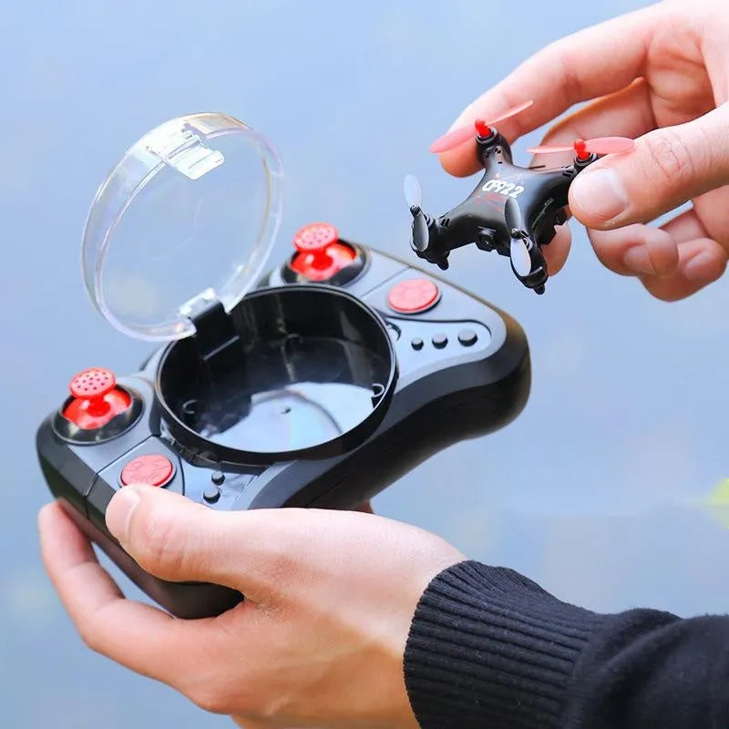 Fixed height remote control aircraft toy with plastic construction and multiple colour options