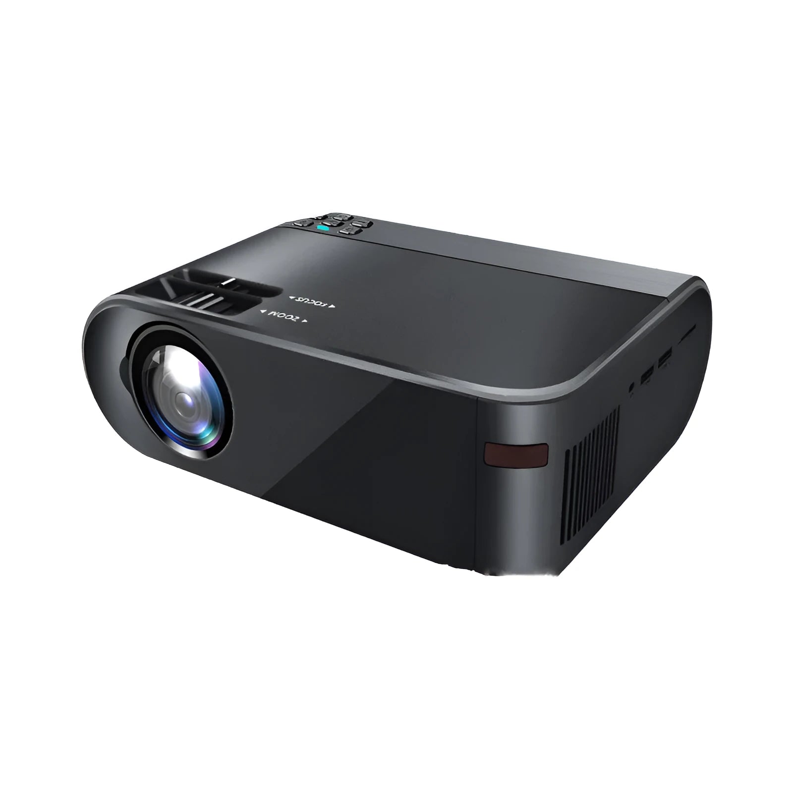 Android wifi wireless projector with AI voice control and 8K Blu-ray lens for mobile phone projection