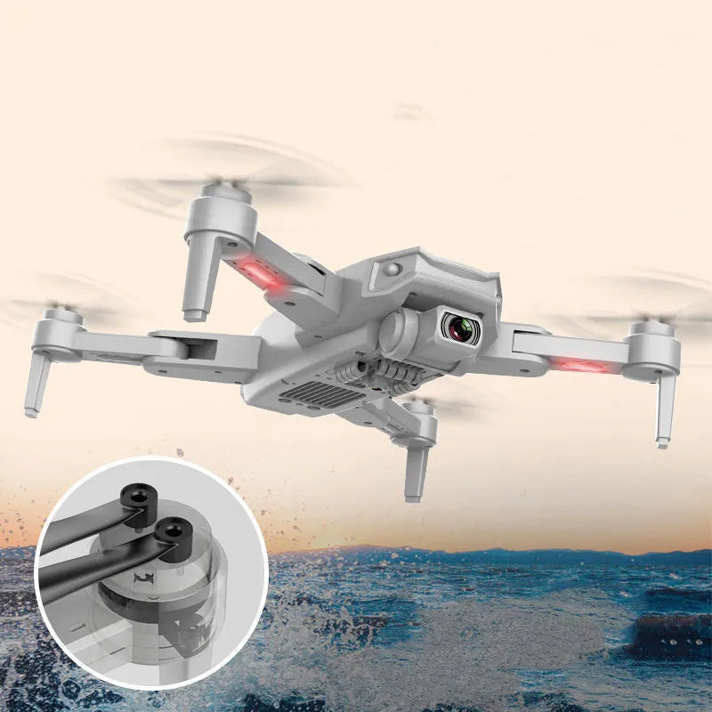 GPS high-definition dual camera quadcopter drone with brushless motor, 6K camera, and foldable design