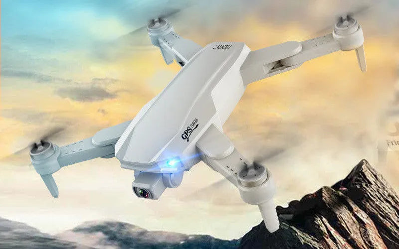GPS high-definition dual camera quadcopter drone with brushless motor, 6K camera, and foldable design