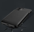 Black ultra-thin TPU soft bag wireless back clip battery for iPhone 12 with multiple USB ports