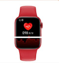 M16Plus smart watch in wolf grey with 1.8-inch touch screen on wrist, showing health data display