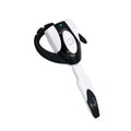 A single over-the-ear Bluetooth headset for hands-free calls, shown in various colours.