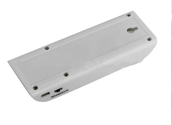 Rechargeable human body sensor night light with 12 LEDs and PVC shade for cabinet and corridor use
