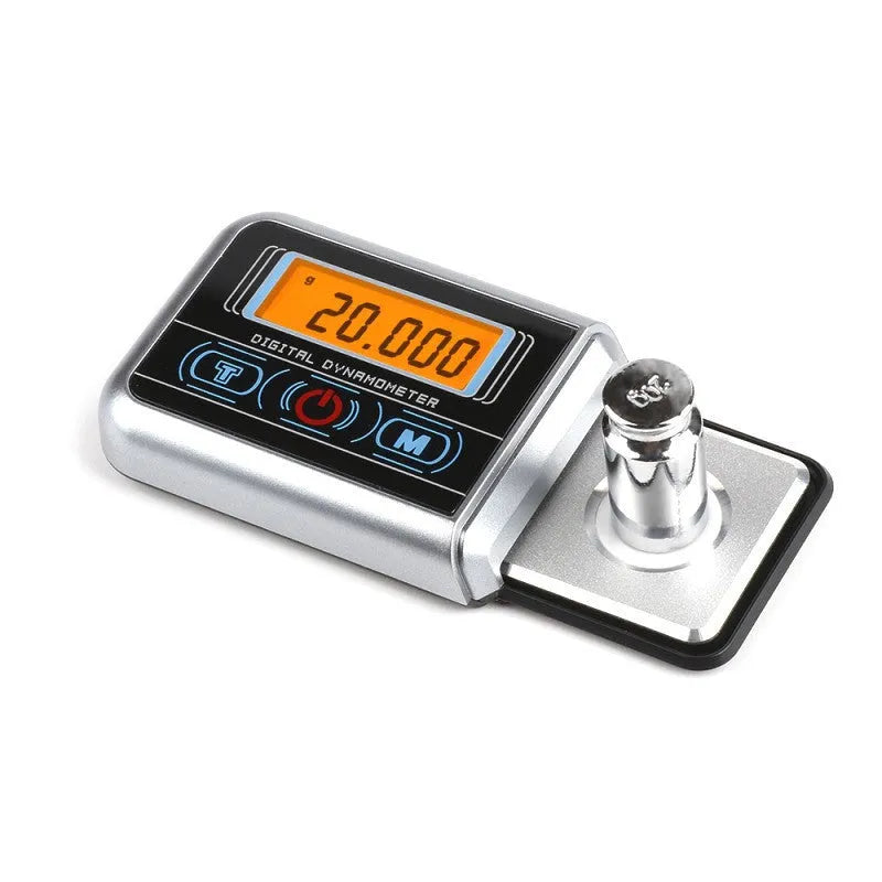 Digital electronic scale for measuring vinyl turntable stylus pressure and small items.