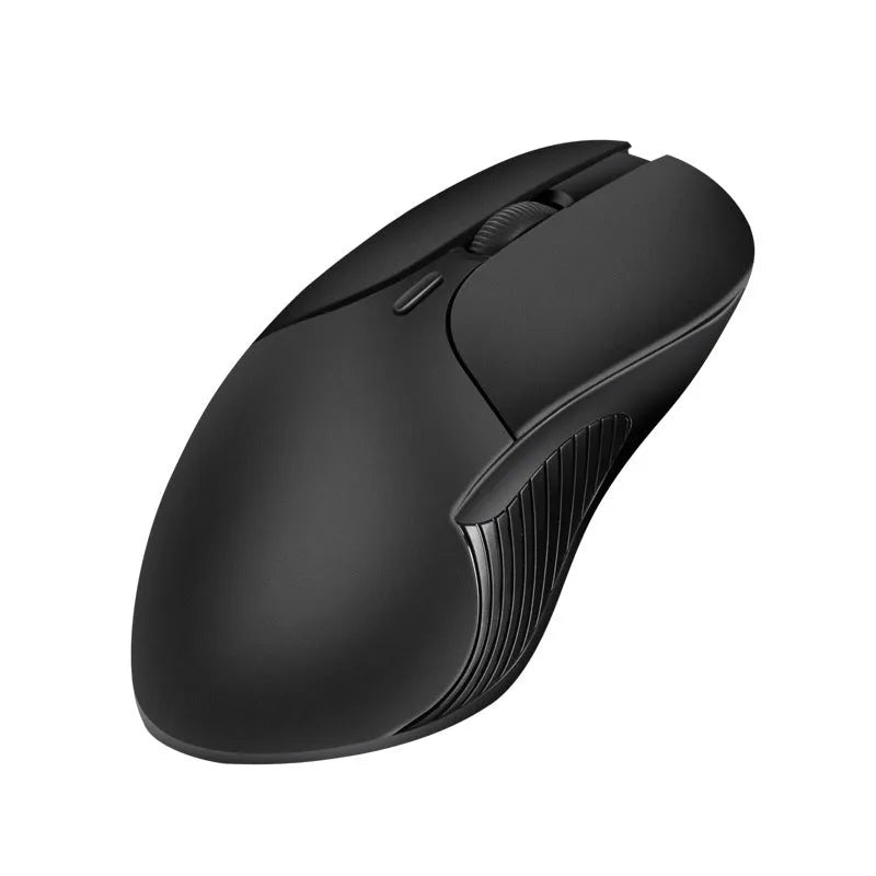 Blue wireless voice translation mouse with voice control buttons and 2.4G receiver