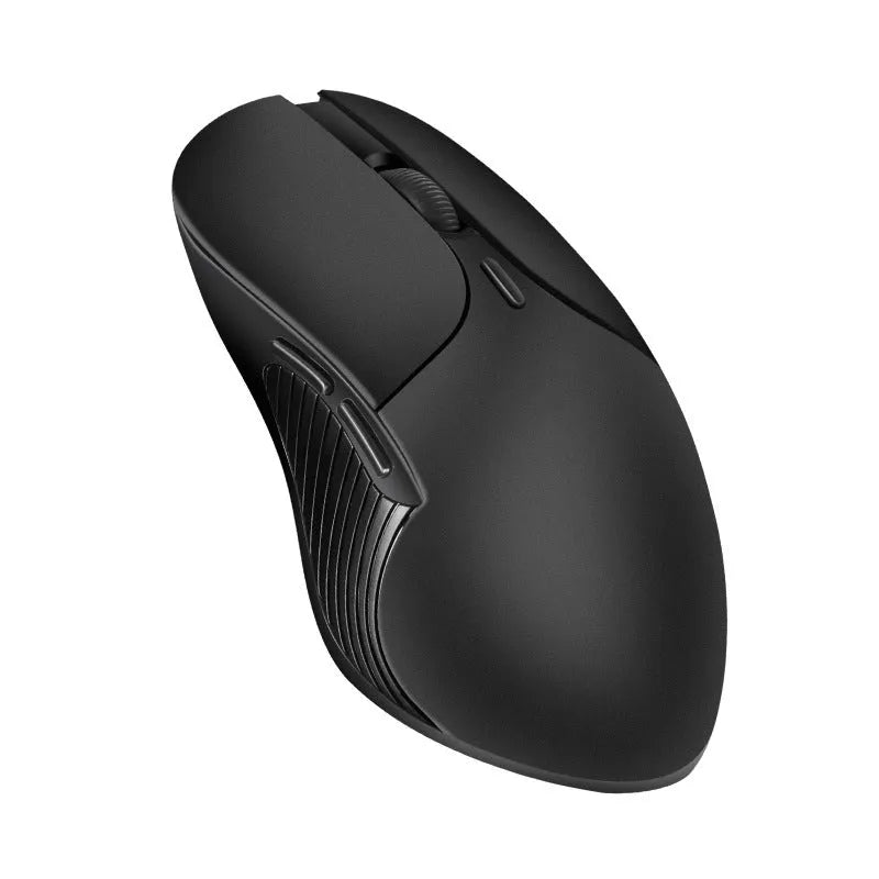 Blue wireless voice translation mouse with voice control buttons and 2.4G receiver