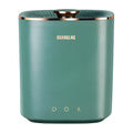 Green and white mini portable washing machine for underwear with ozone sterilisation feature