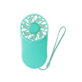 USB rechargeable hands-free neck fan with dual cooling fans in multiple colour options