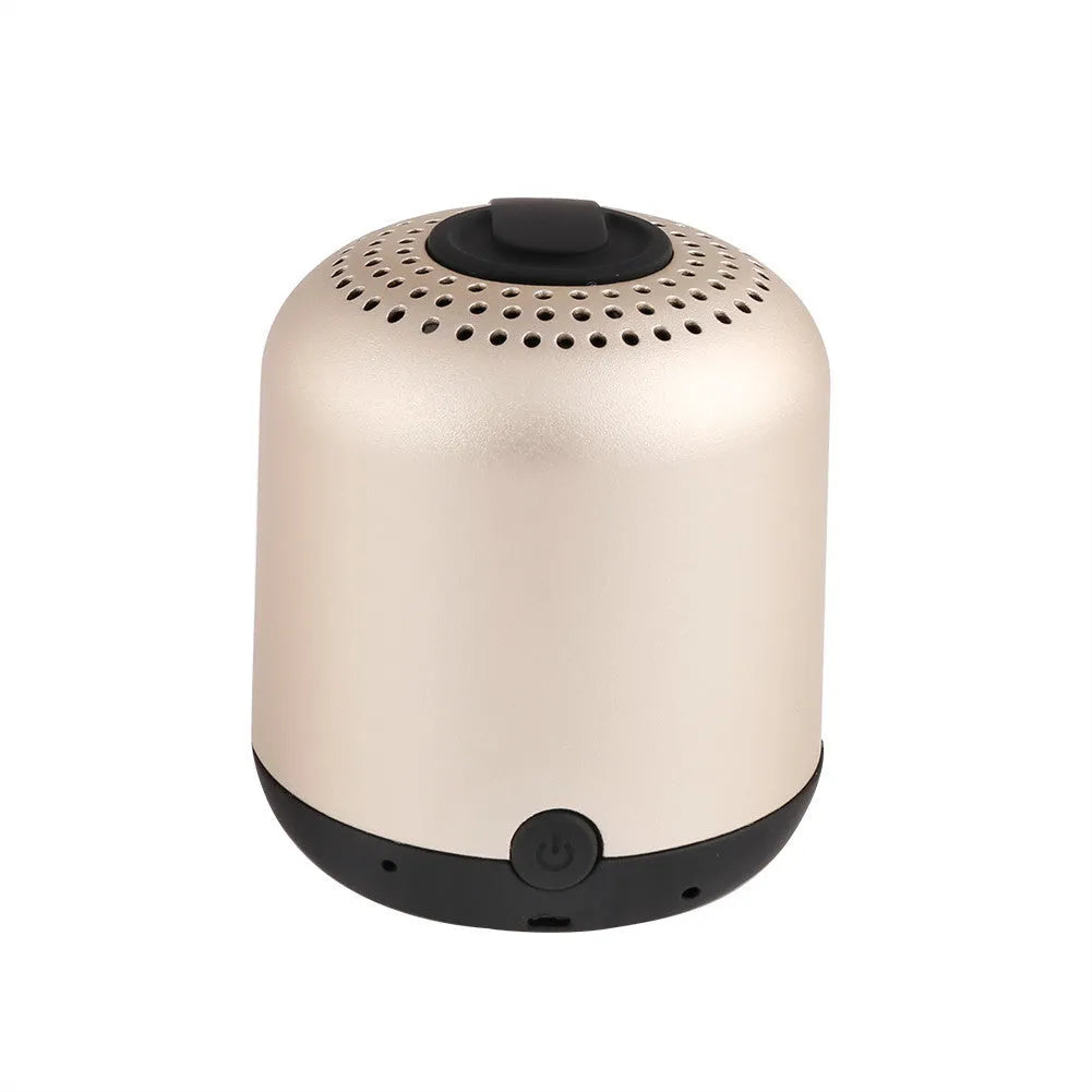 Hieha XQ11 cylinder-shaped mini Bluetooth speaker in metal housing with colour options