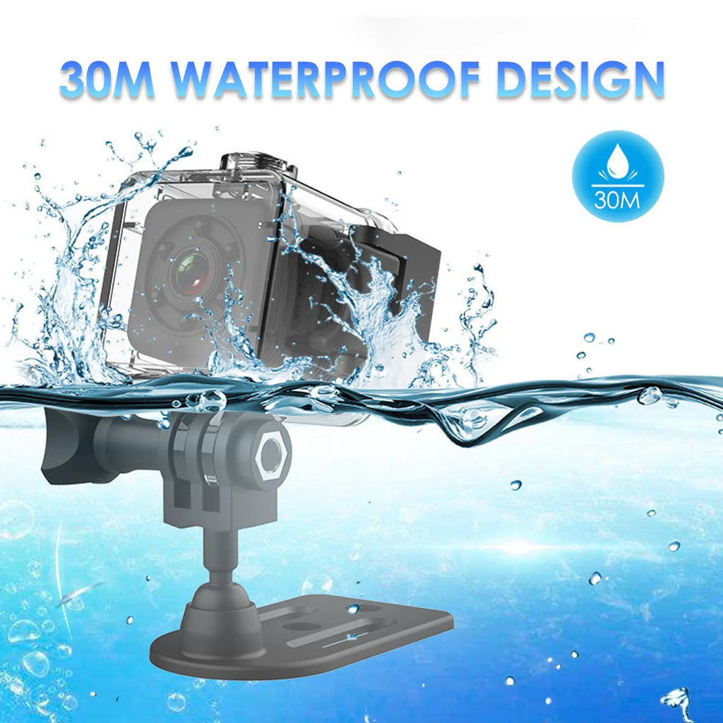 SQ29 waterproof sports action camera with 240 minute battery life for outdoor recording
