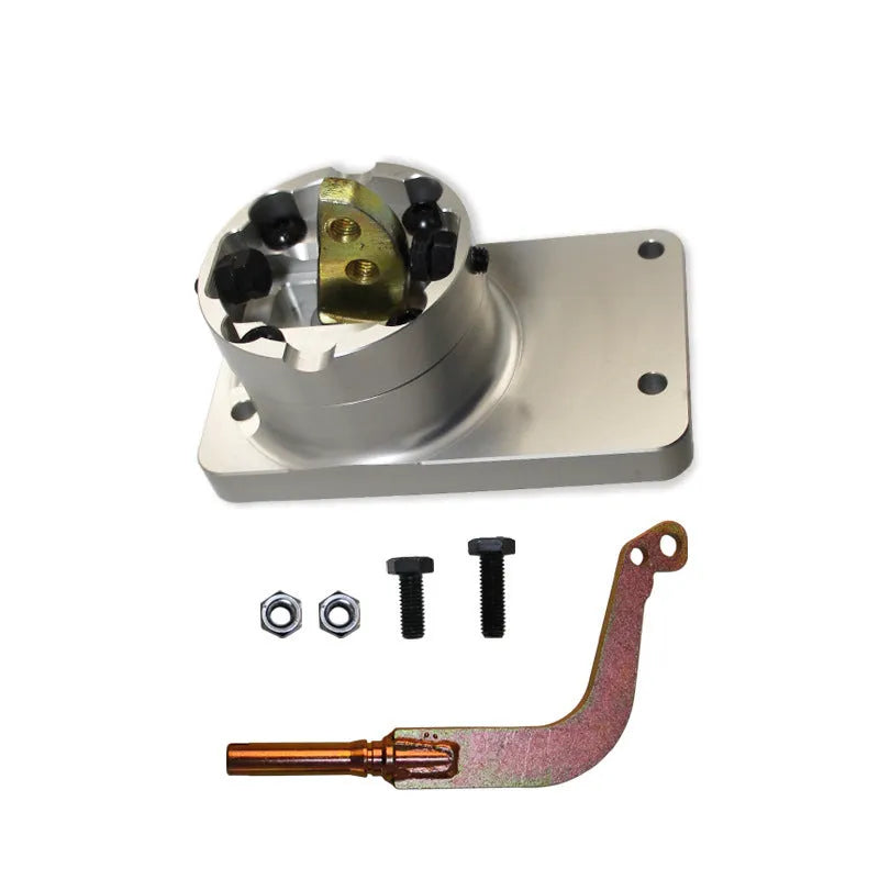 Silver aluminium alloy gear shift short lever accessory for Horton vehicles