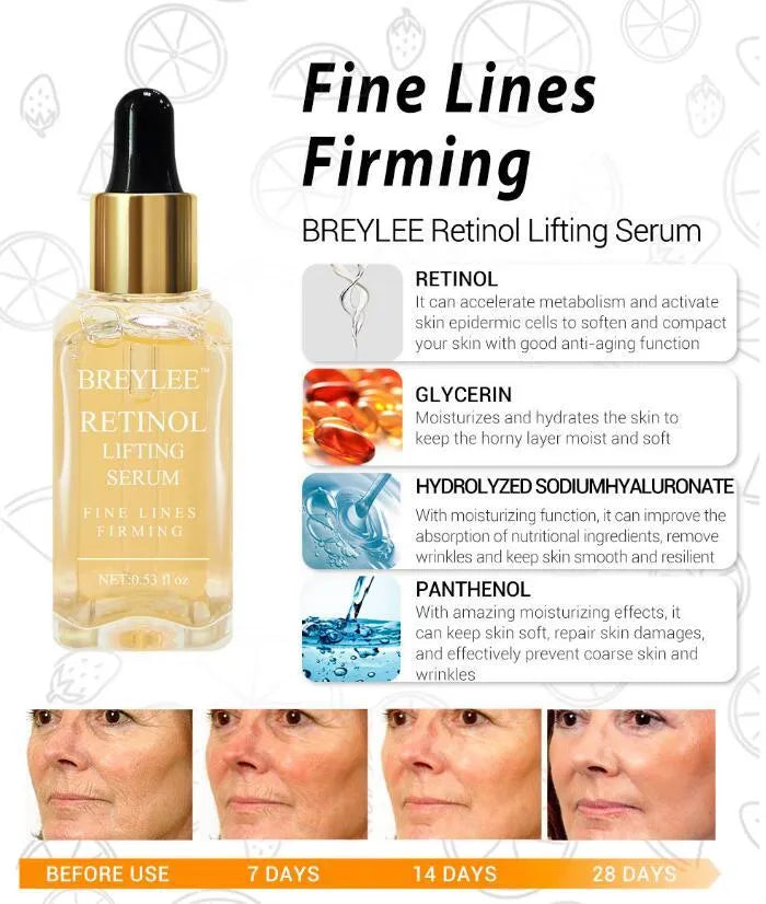 15ml hyaluronic acid face serum in a dropper bottle, blue, red and rose essence colour options