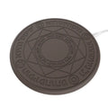 Square wireless charging pad with glowing magic array pattern design for smartphones