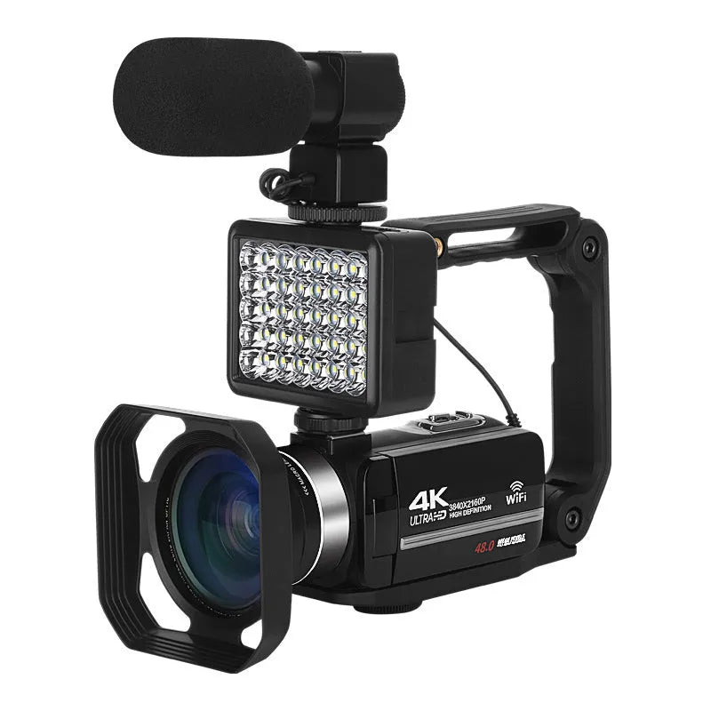 WIFI Digital HD Night Vision Camera in black with 3.0 inch LCD screen and 37MM lens mount