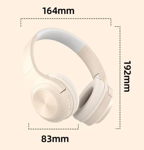 Personalised wireless Bluetooth headset with creative design in ivory white, chalk black, or youth green colour options