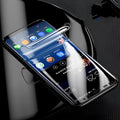 Curved purple-light hydraulic screen protector for Samsung Galaxy S series phones on display