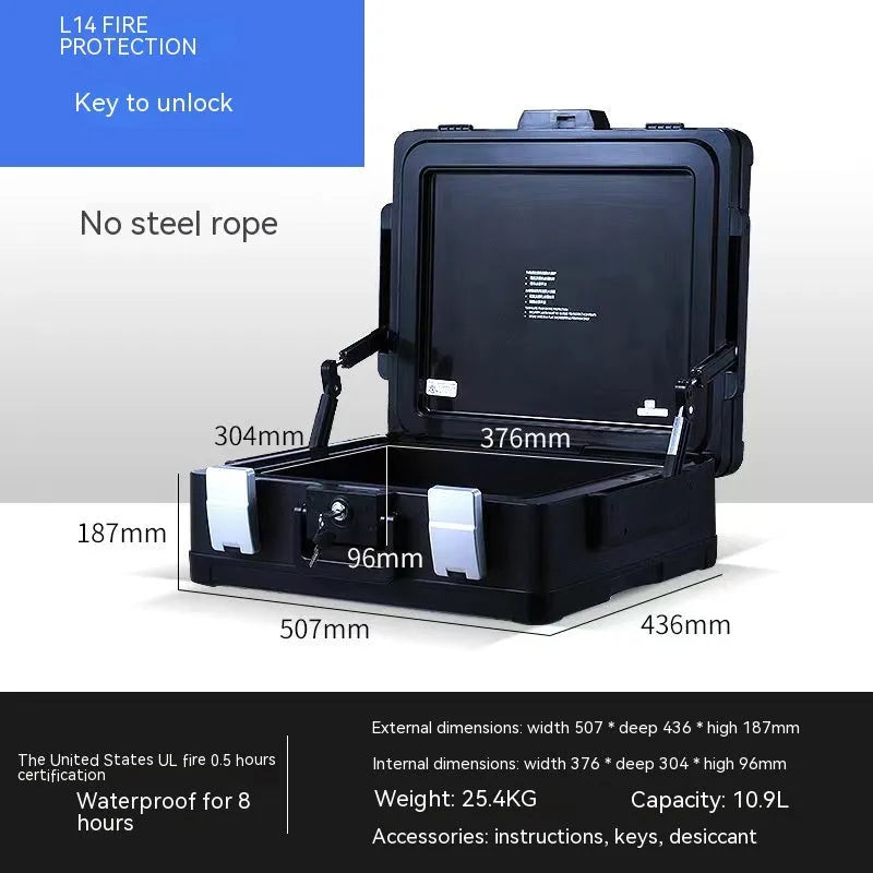 Portable L12 mechanical combination safe box with youjingang construction