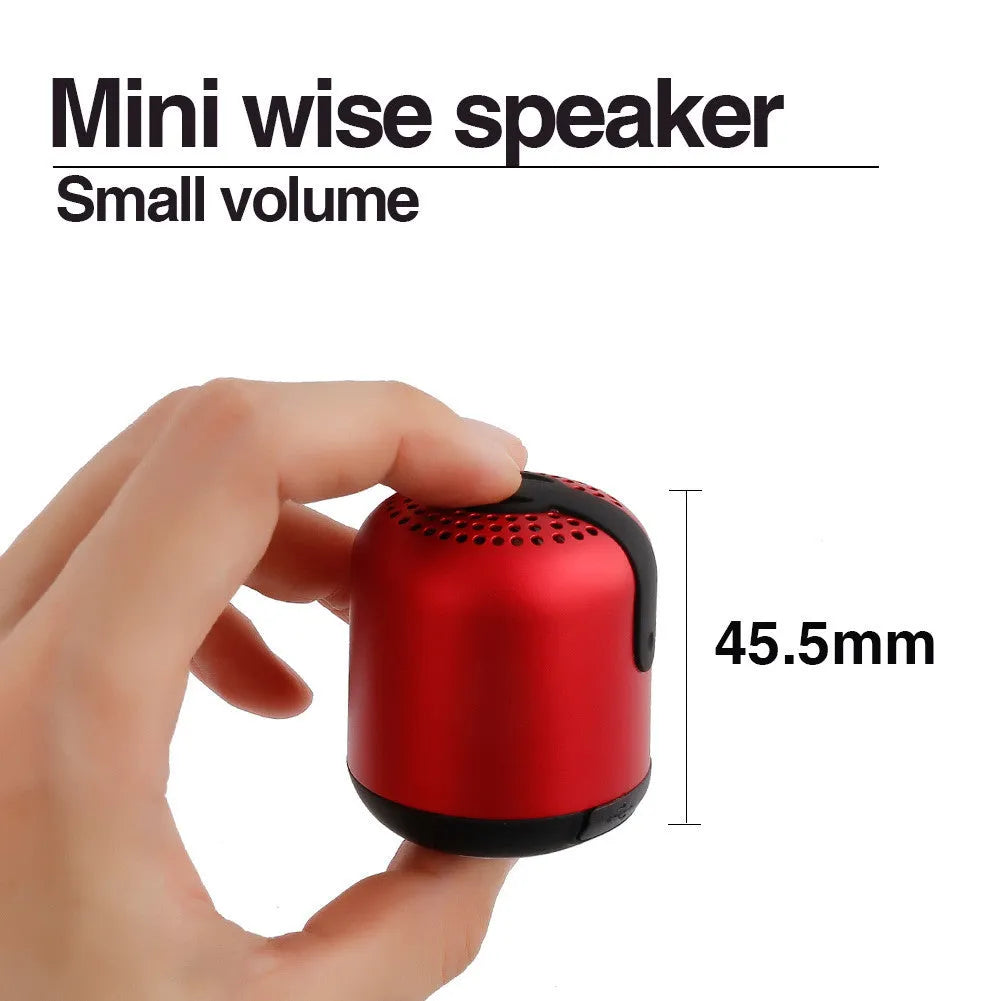Hieha XQ11 cylinder-shaped mini Bluetooth speaker in metal housing with colour options