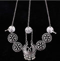 Boho style festival headband jewellery in ancient silver finish, lightweight alloy construction with nickel-free plating