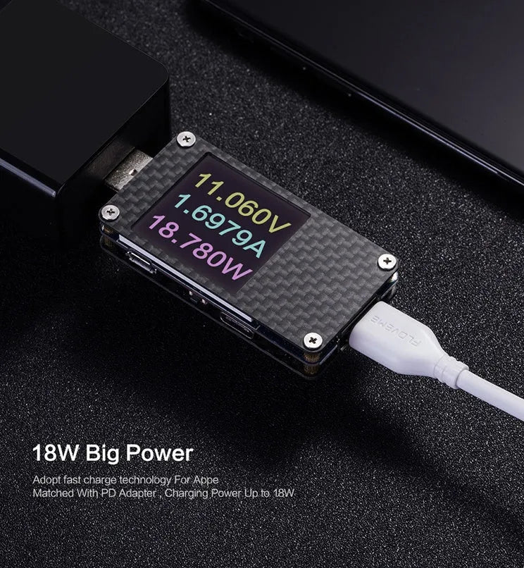 White braided USB-C to Lightning charging cable 105cm length with aluminium connectors