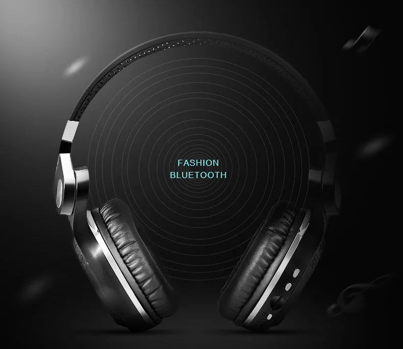 Bluetooth wireless headset with head-mounted design in multiple colour options