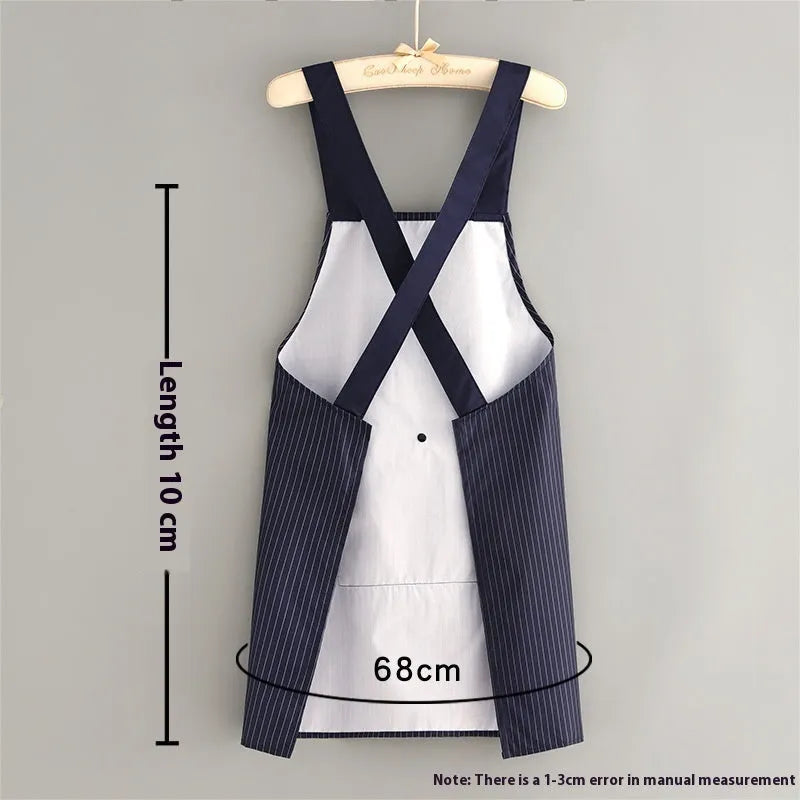 Waterproof polyester kitchen apron in multiple colour options for cooking and cleaning protection