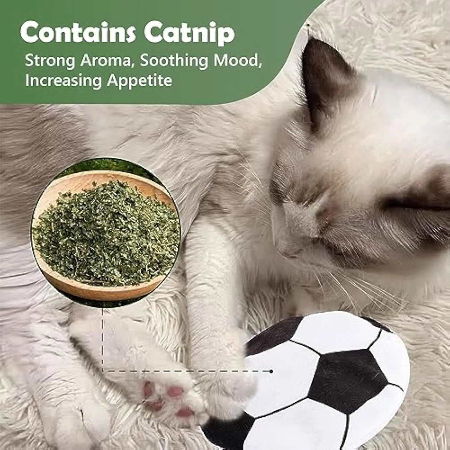 Soft plush disc cat toy in sports designs with catnip and crinkle sound inside for interactive play.