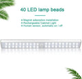 Rechargeable motion sensor LED strip light in 24, 40, and 60 bead sizes.