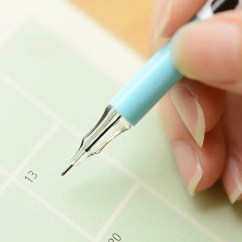 Cow print design gel pens with 0.38mm fine tips in 12 assorted ink colours