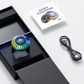 Small cubic voice control Bluetooth ambience lamp projecting Polar Light effects.