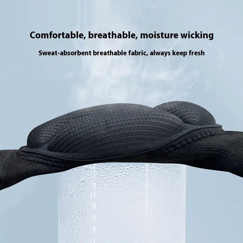 A pair of black thick sponge dance kneepads for anti-collision protection in sports.