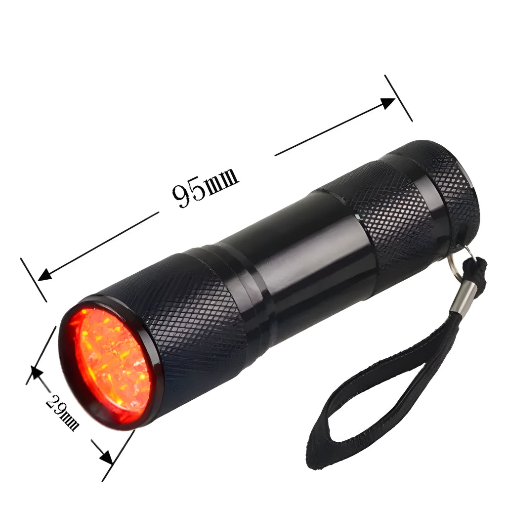 Black aluminium alloy Smart Vein Locator device for medical vein identification.