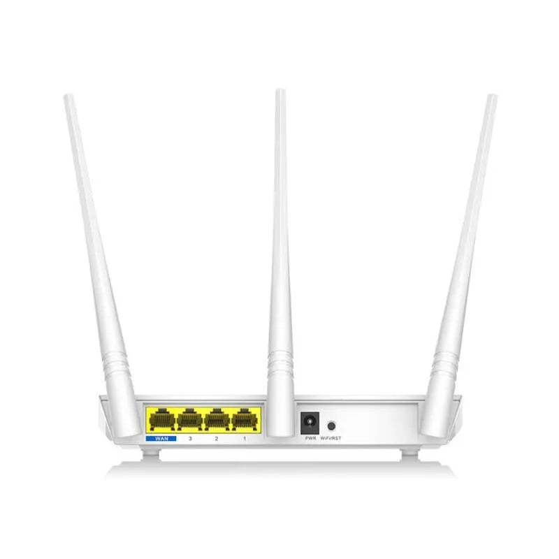 White US-style dual-band wireless router with 2.4GHz and 5GHz support