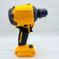 Rechargeable lithium battery snow remover and dust blower with bare metal head