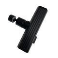 Kitchen faucet nozzle in black with waterfall bubbler mode and rotating head for universal fit