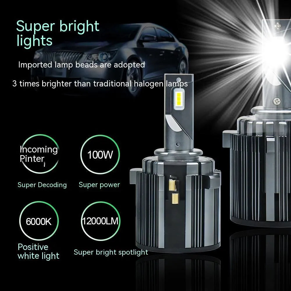 Golf 7 LED headlight replacement bulb with aviation aluminium alloy construction