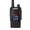 Black Interphone aviation communications headset with waterproof and dustproof plastic shell